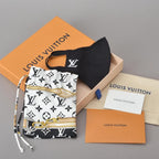 Louis Vuitton Mask Maillard Black XL Embroidered Pouch Warm Pollen — view 2
