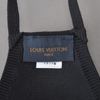 Louis Vuitton Mask Maillard Black XL Embroidered Pouch Warm Pollen — view 5