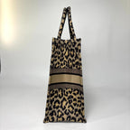 Dior Book Tote Bag Large Leopard — view 4