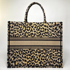 Dior Book Tote Bag Large Leopard — view 5