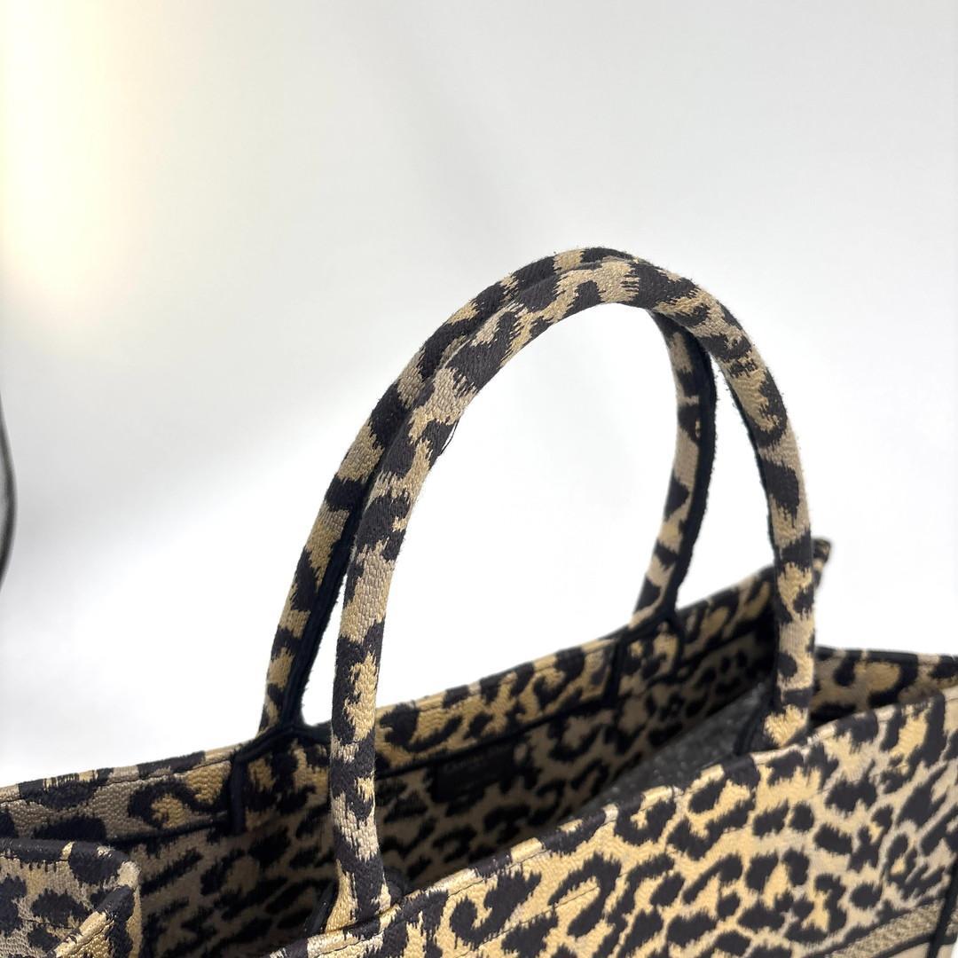 Dior Book Tote Bag Large Leopard — view 6