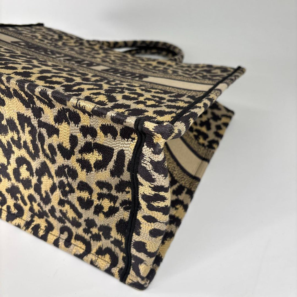 Dior Book Tote Bag Large Leopard — view 8