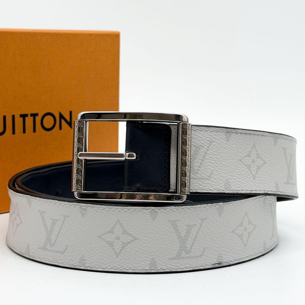 Louis Vuitton Ceinture Reverso Taigarama Reversible Leather Belt