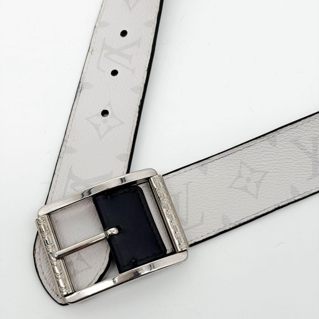 Louis Vuitton Ceinture Reverso Taigarama Reversible Leather Belt — view 3