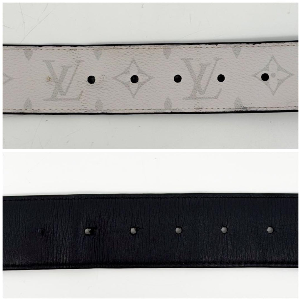 Louis Vuitton Ceinture Reverso Taigarama Reversible Leather Belt — view 7