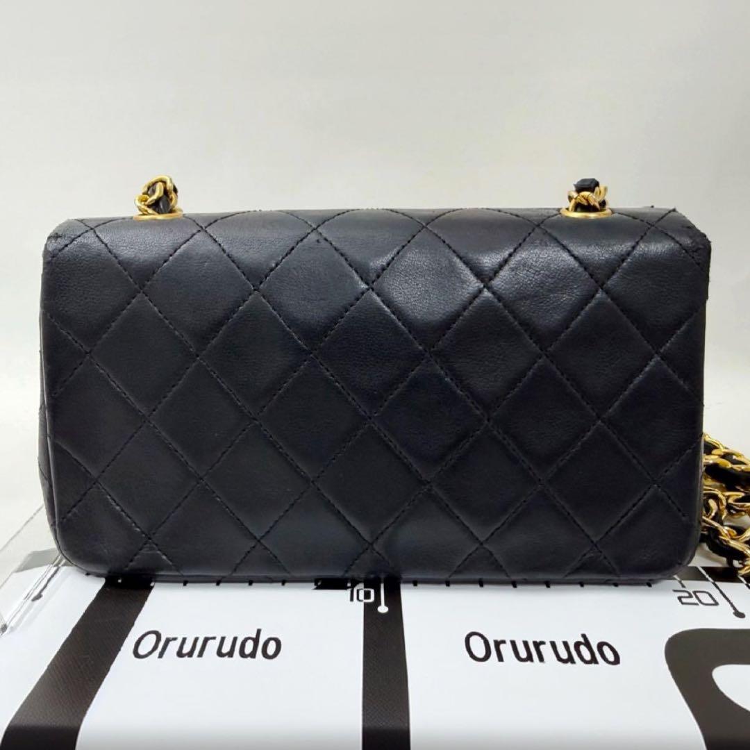 Chanel Lambskin Full Flap Quilted Chain Shoulder — view 2