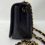 Chanel Lambskin Full Flap Quilted Chain Shoulder — view 3