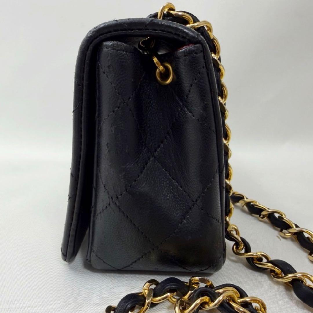 Chanel Lambskin Full Flap Quilted Chain Shoulder — view 3