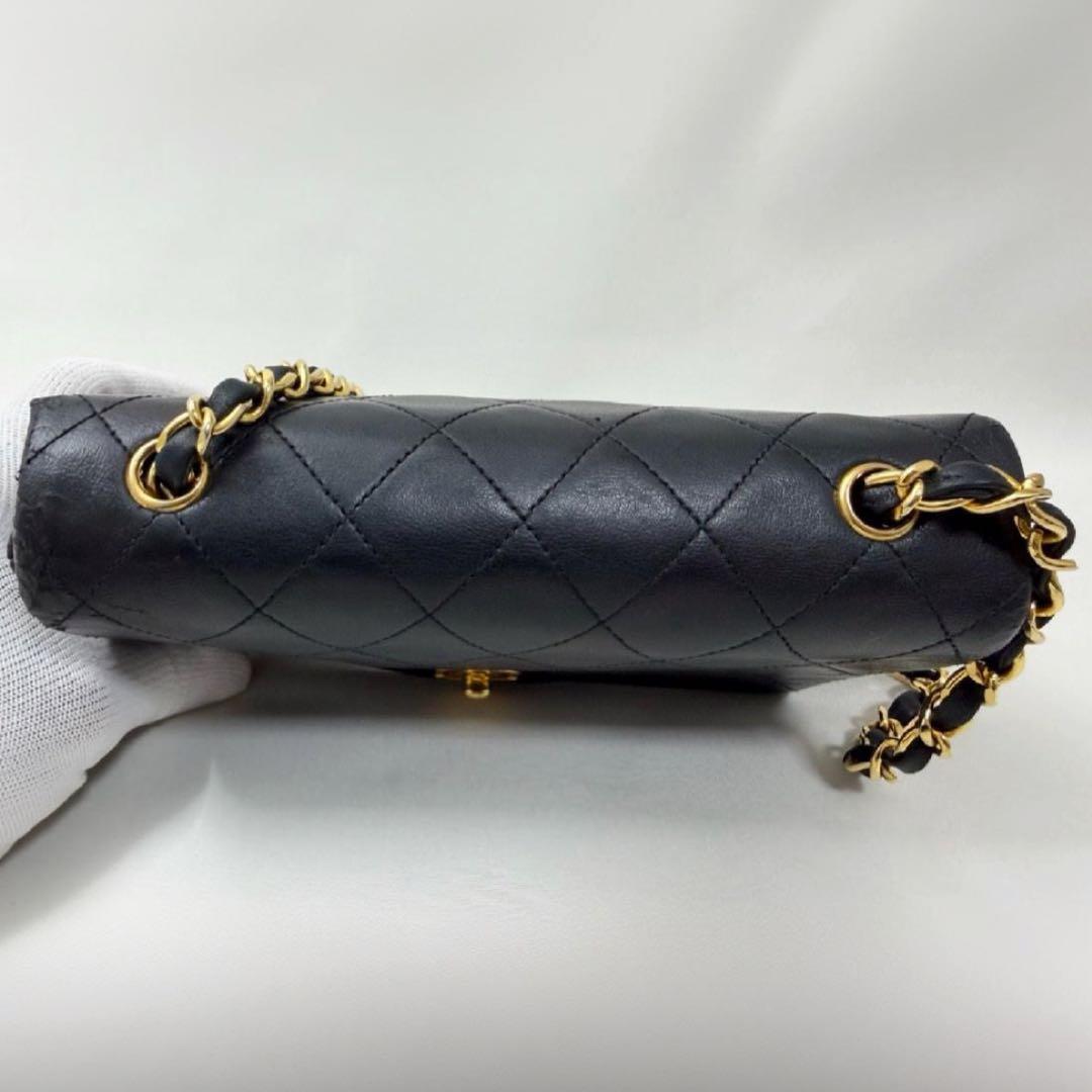 Chanel Lambskin Full Flap Quilted Chain Shoulder — view 4
