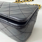 Chanel Lambskin Full Flap Quilted Chain Shoulder — view 5