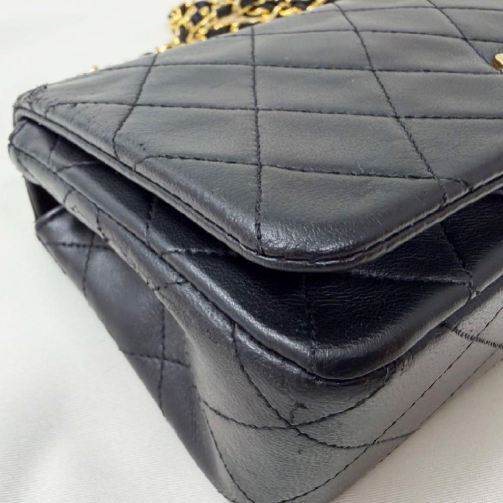Chanel Lambskin Full Flap Quilted Chain Shoulder — view 6