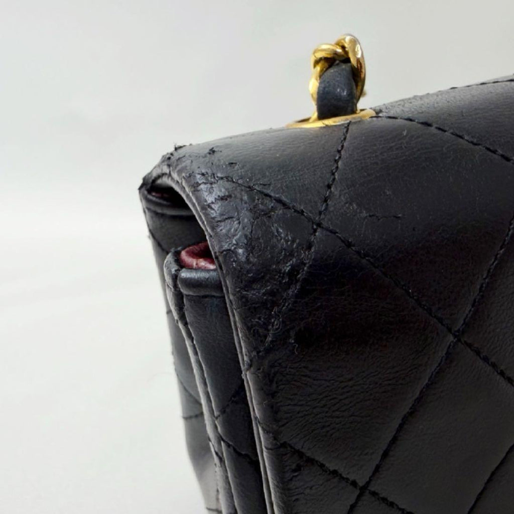 Chanel Lambskin Full Flap Quilted Chain Shoulder — view 7