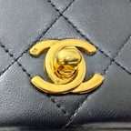 Chanel Lambskin Full Flap Quilted Chain Shoulder — view 8