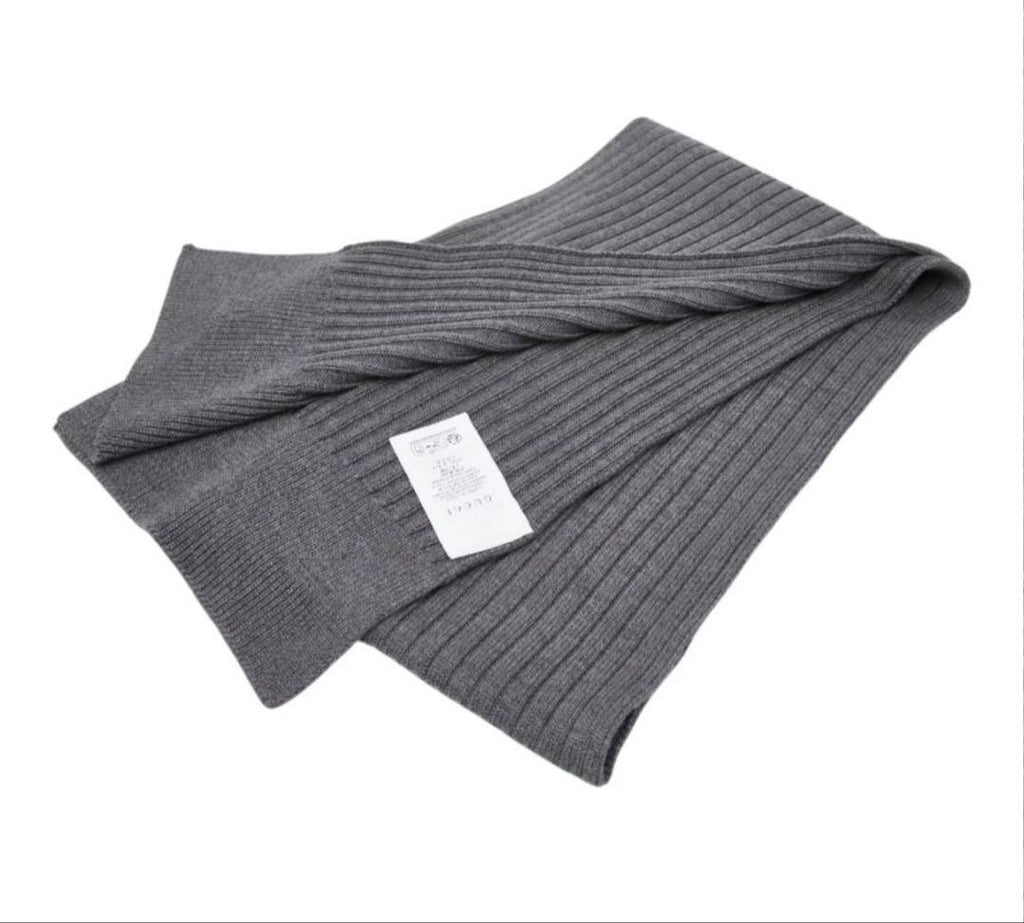 Gucci Logo Knit Rib Scarf Sweater — view 2