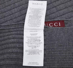 Gucci Logo Knit Rib Scarf Sweater — view 5