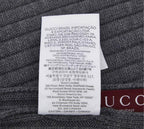 Gucci Logo Knit Rib Scarf Sweater — view 8