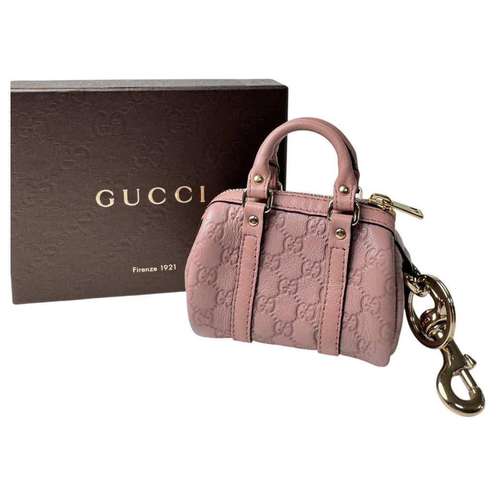 Gucci GG Blue Mus Coin Case Bag Charm