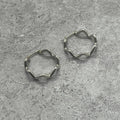 Tiffany & Co Paloma Picasso Wave Hoop Earrings Zigzag