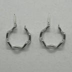 Tiffany & Co Paloma Picasso Wave Hoop Earrings Zigzag — view 8