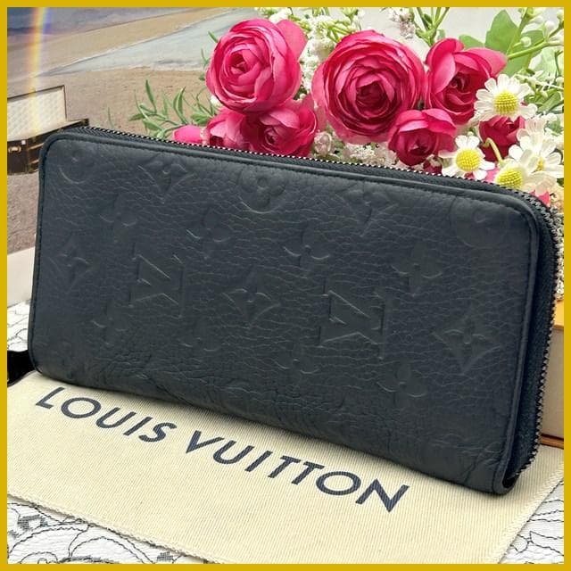 Louis Vuitton Monogram Taurillon Zippy Vertical Wallet