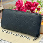 Louis Vuitton Monogram Taurillon Zippy Vertical Wallet — view 2