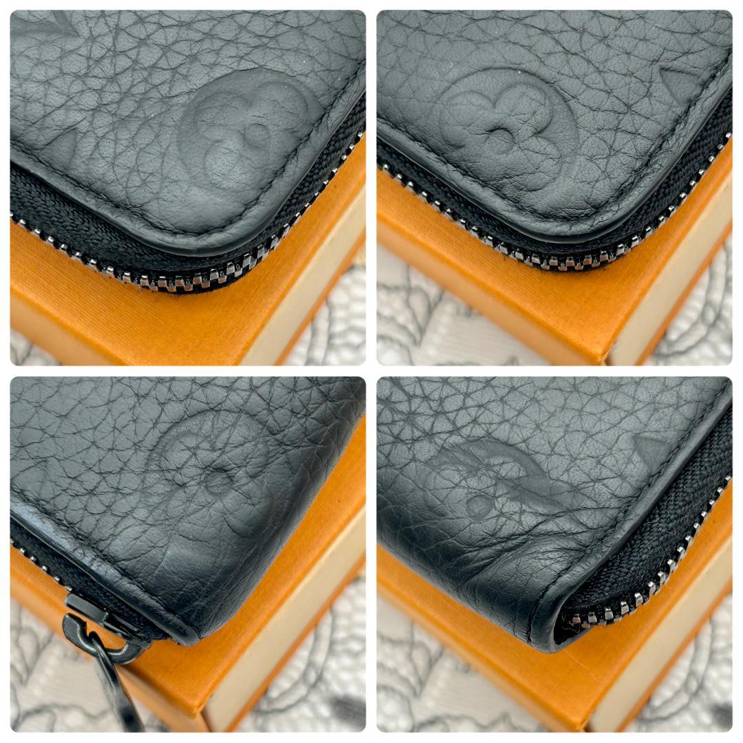 Louis Vuitton Monogram Taurillon Zippy Vertical Wallet — view 5