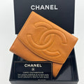 Chanel Wallet Jumbo CC Logo Caviar Snap Bifold