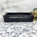 Chanel Mademoiselle Shoulder Bag Black Gold — view 8