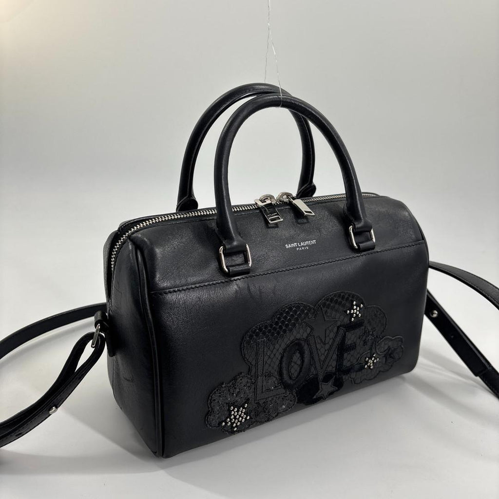 Saint Laurent Baby Duffle Handbag Black — view 3