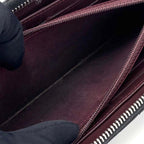 Chanel Quilted Lambskin Zip Around Wallet Black — view 3