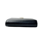Gucci GG Marmont Leather Bifold Wallet Black Gold — view 6