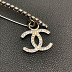 Chanel CC Logo Pin Brooch 01P Rhinestone Corsage — view 4