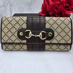 Gucci Wallet Horsebit Diamante