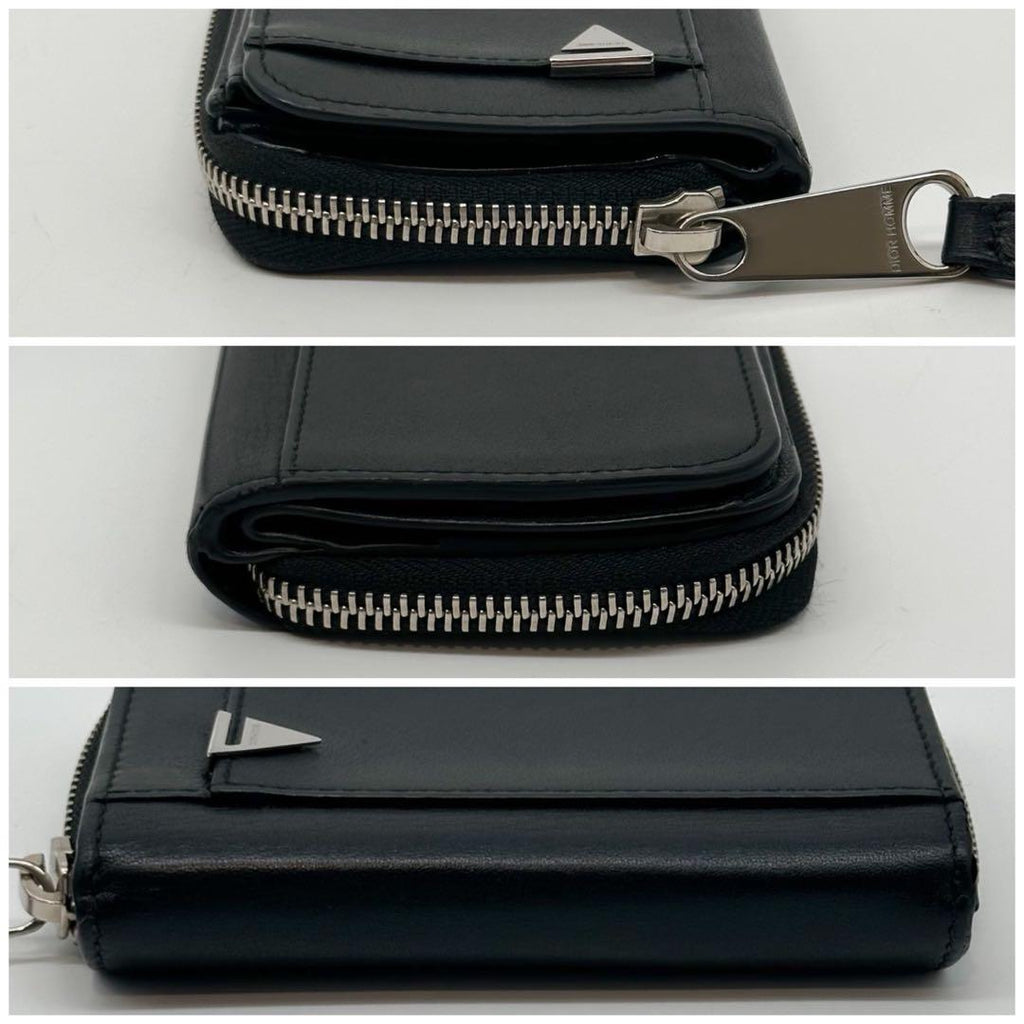 Dior Homme Bifold Compact Coin Case Logo — view 4