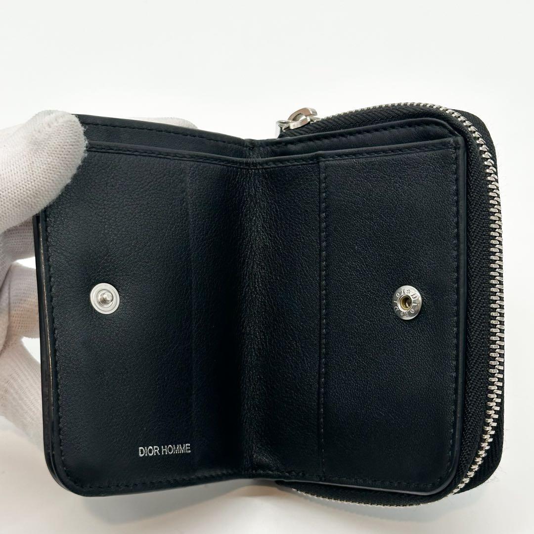 Dior Homme Bifold Compact Coin Case Logo — view 7