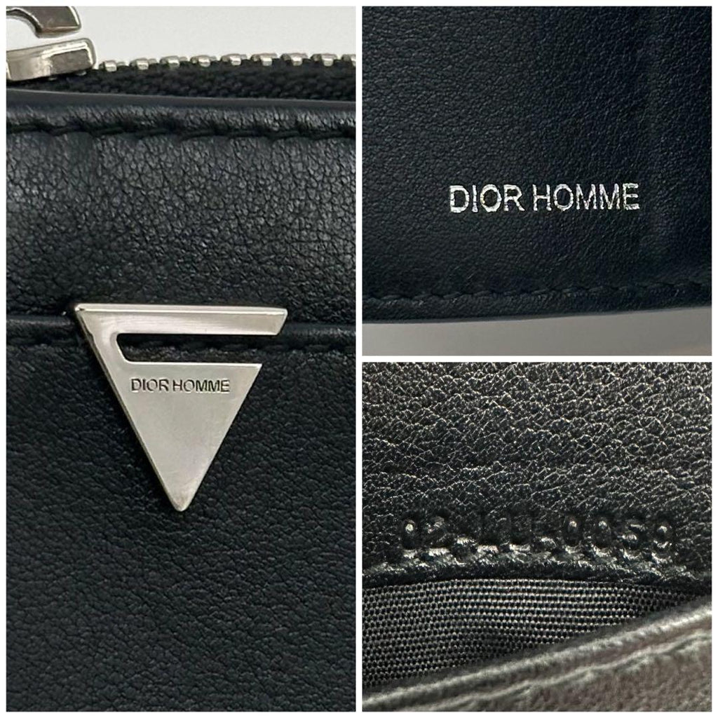 Dior Homme Bifold Compact Coin Case Logo — view 9