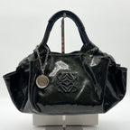 Loewe Nappa Aire Handbag Patent Leather Compact — view 2