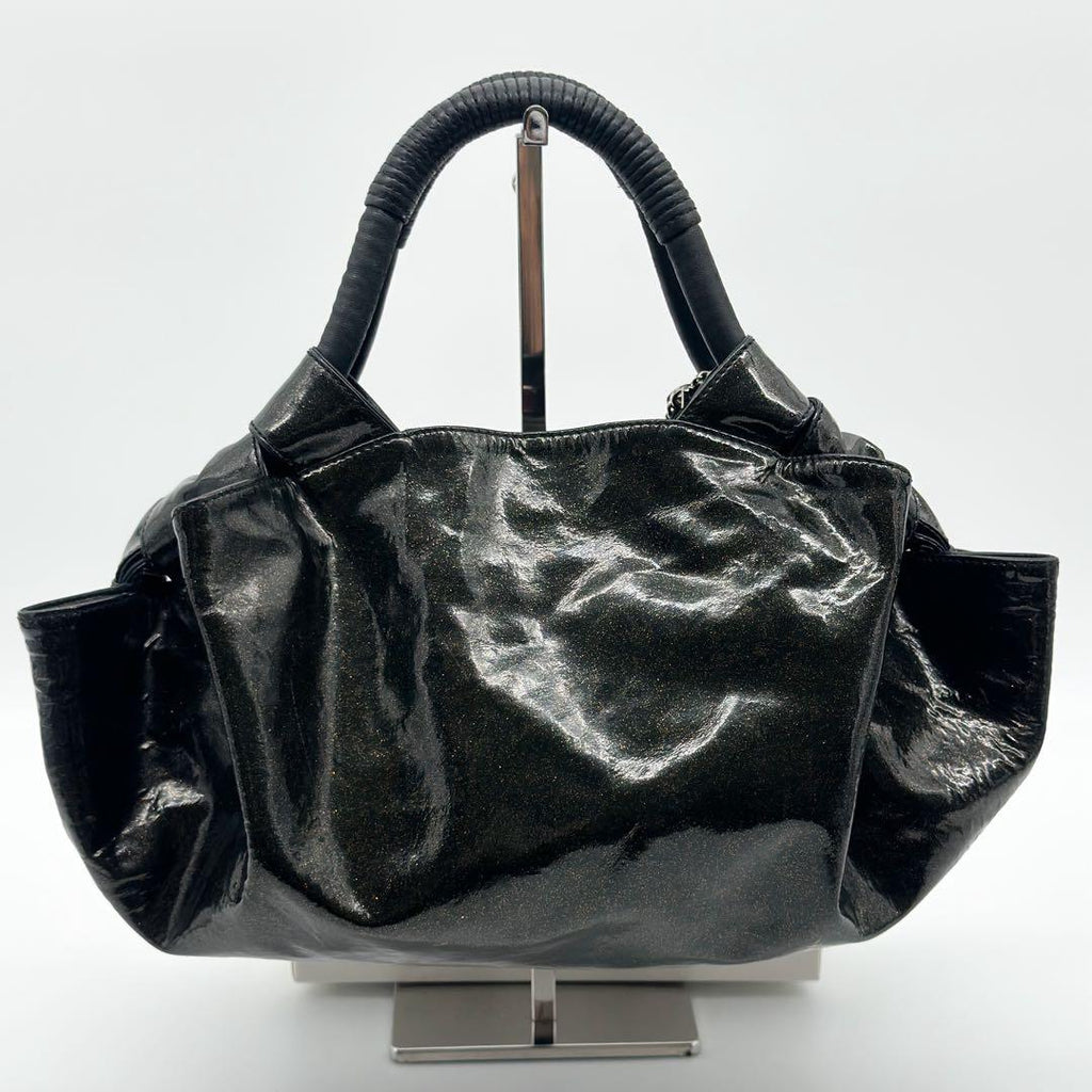 Loewe Nappa Aire Handbag Patent Leather Compact — view 3