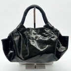 Loewe Nappa Aire Handbag Patent Leather Compact — view 3
