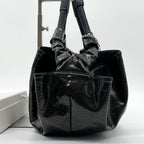 Loewe Nappa Aire Handbag Patent Leather Compact — view 6