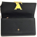 Louis Vuitton Wallet Portefeuille Capucines Black Pink — view 3