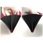 Louis Vuitton Wallet Portefeuille Capucines Black Pink — view 8