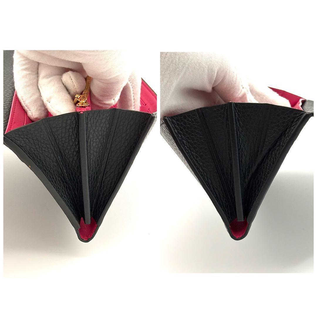 Louis Vuitton Wallet Portefeuille Capucines Black Pink — view 8