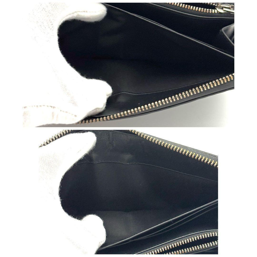 Loewe Wallet Repeat Anagram Zip Around Black — view 6