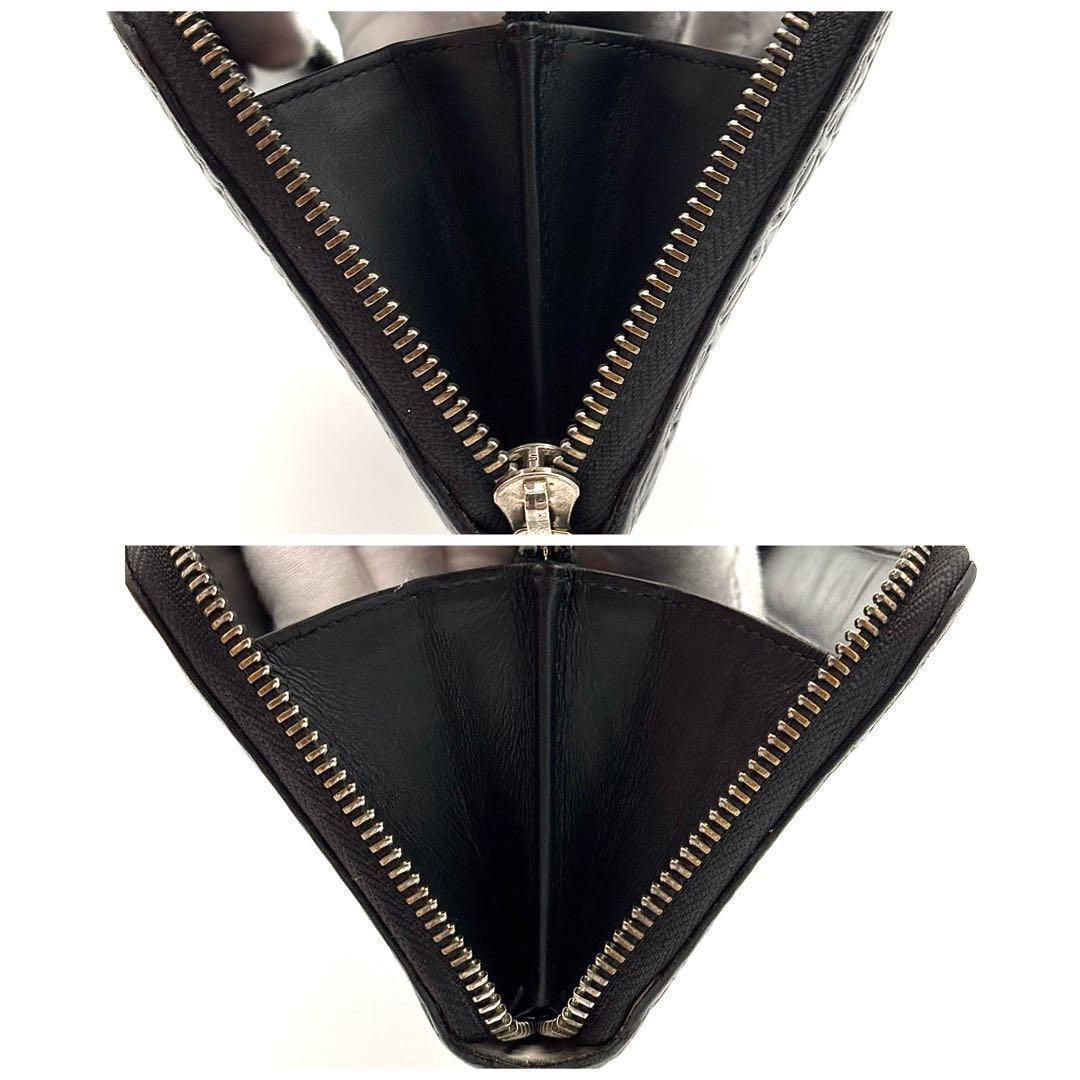 Loewe Wallet Repeat Anagram Zip Around Black — view 8