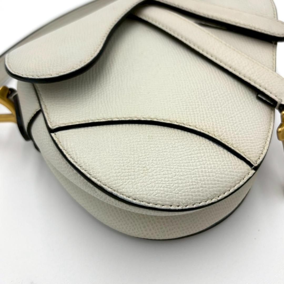 Dior Saddle Bag Gray Neckoff White — view 4