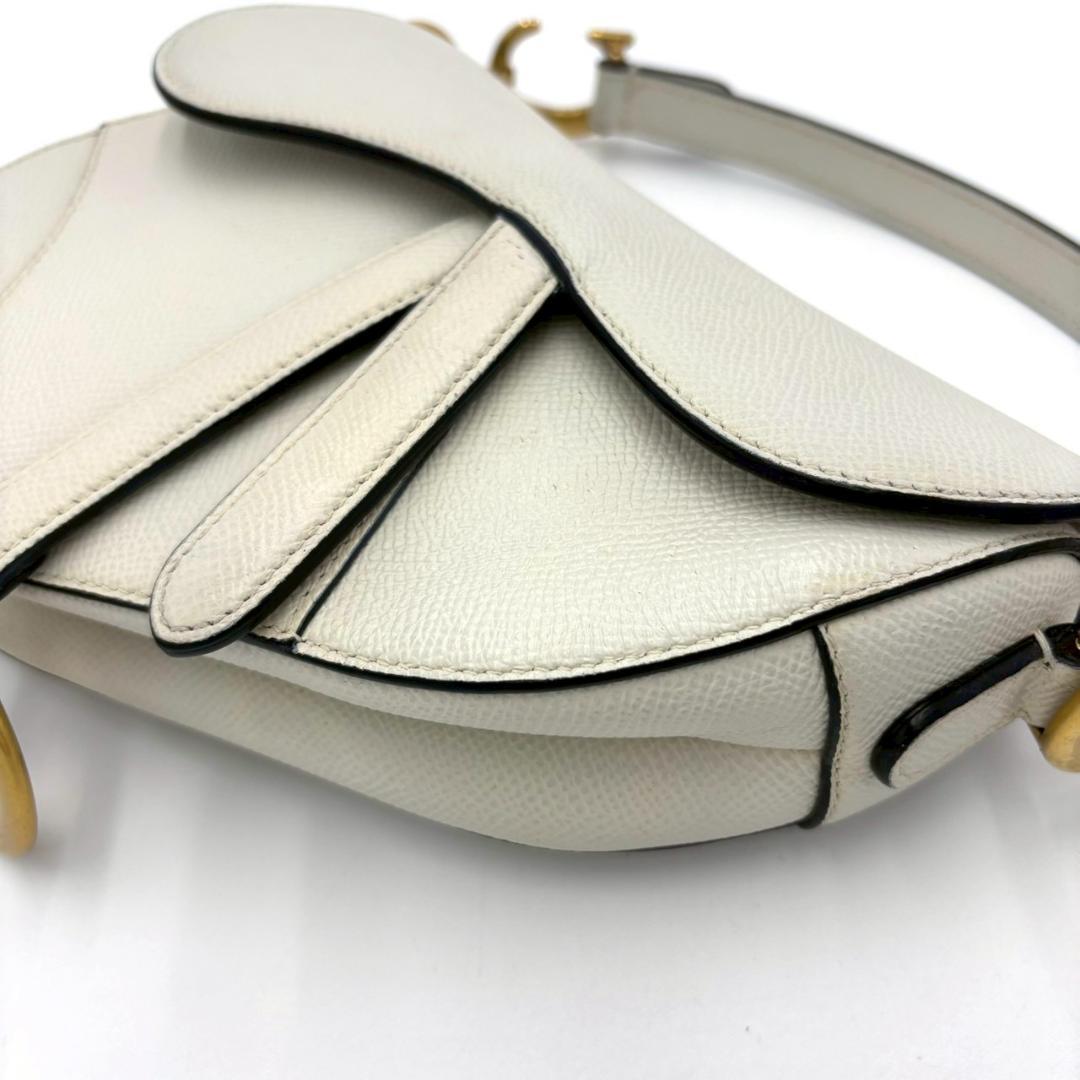 Dior Saddle Bag Gray Neckoff White — view 5