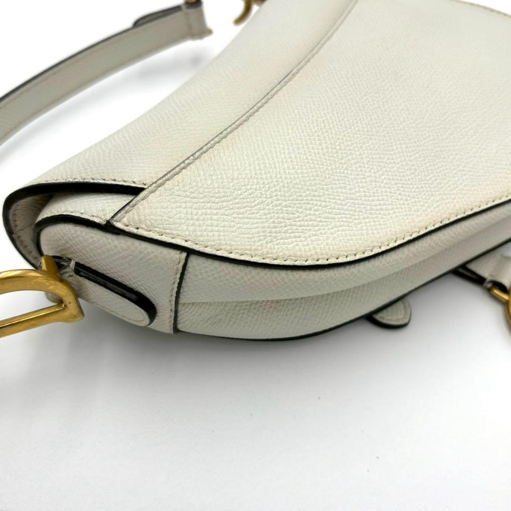 Dior Saddle Bag Gray Neckoff White — view 7