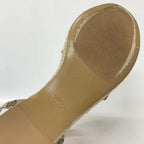 Gucci Canvas GG Logo Horsebit Platform Sandals — view 9