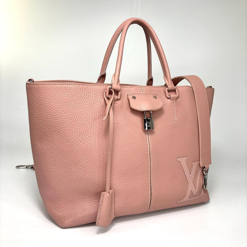 Louis Vuitton Super Pernelle Magnolia Taurillon Tote Bag — view 3